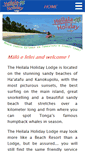 Mobile Screenshot of heilala-holiday-lodge.com