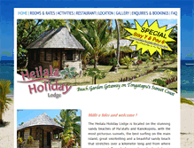 Tablet Screenshot of heilala-holiday-lodge.com